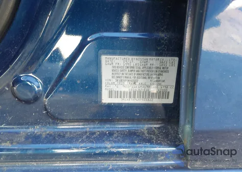 2017 Nissan Sentra S z USA, uszkodzony, nr VIN 3N1AB7AP6HY405822